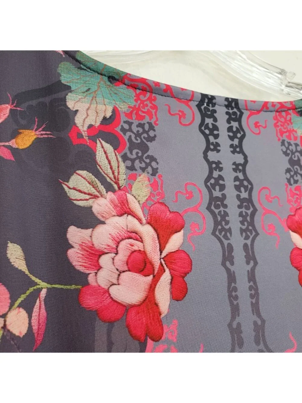 Johnny Was Asbrie dress, periwinkle floral